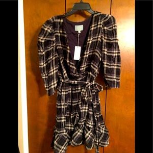 Plaid Wrap Dress 🍂